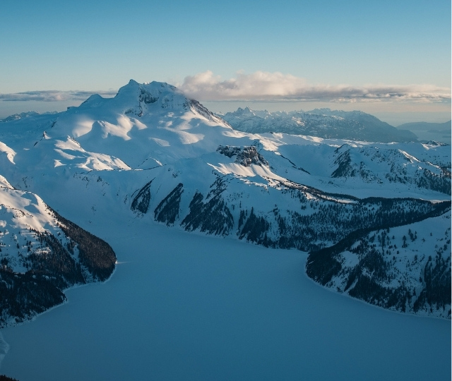 Garibaldi Lake frozen