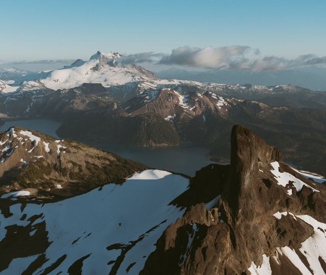 Black Tusk in the afternoon sun