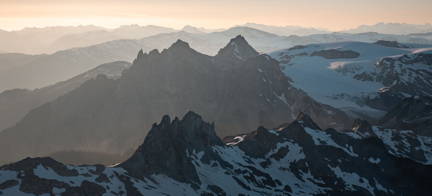 Coast mountain landscape