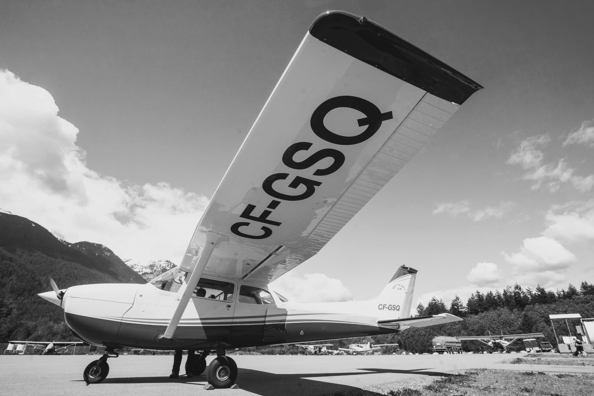 Cessna 172 Skyhawk at Sea to Sky Air Squamish BC